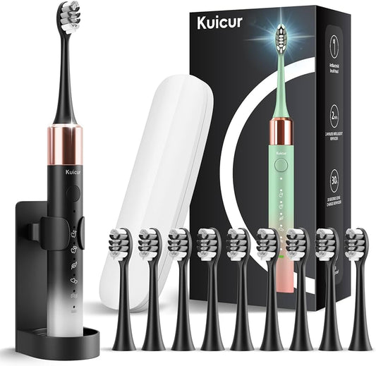 Electric Toothbrush Black+White | Pakistan image 0