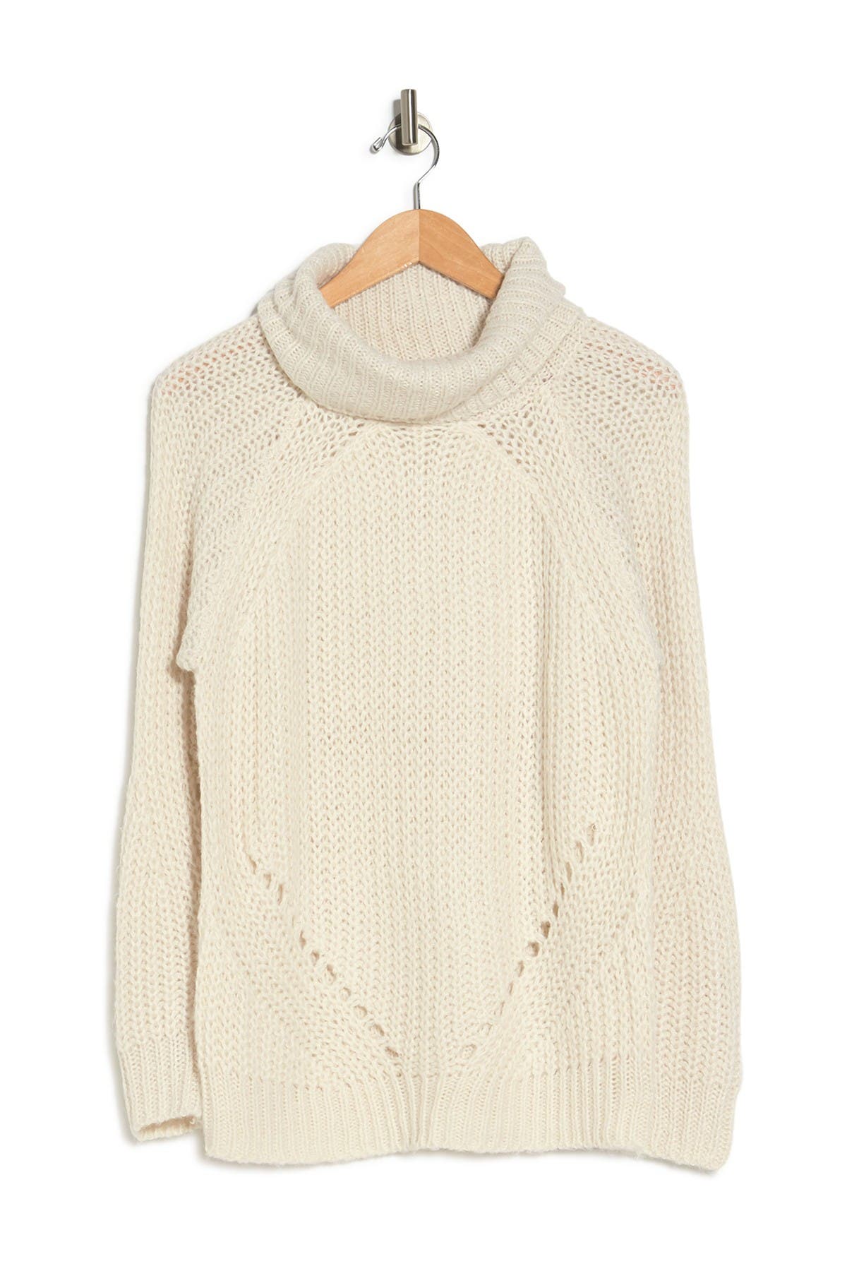 Cloth by Design - Pointelle Turtle Neck Sweater image 0