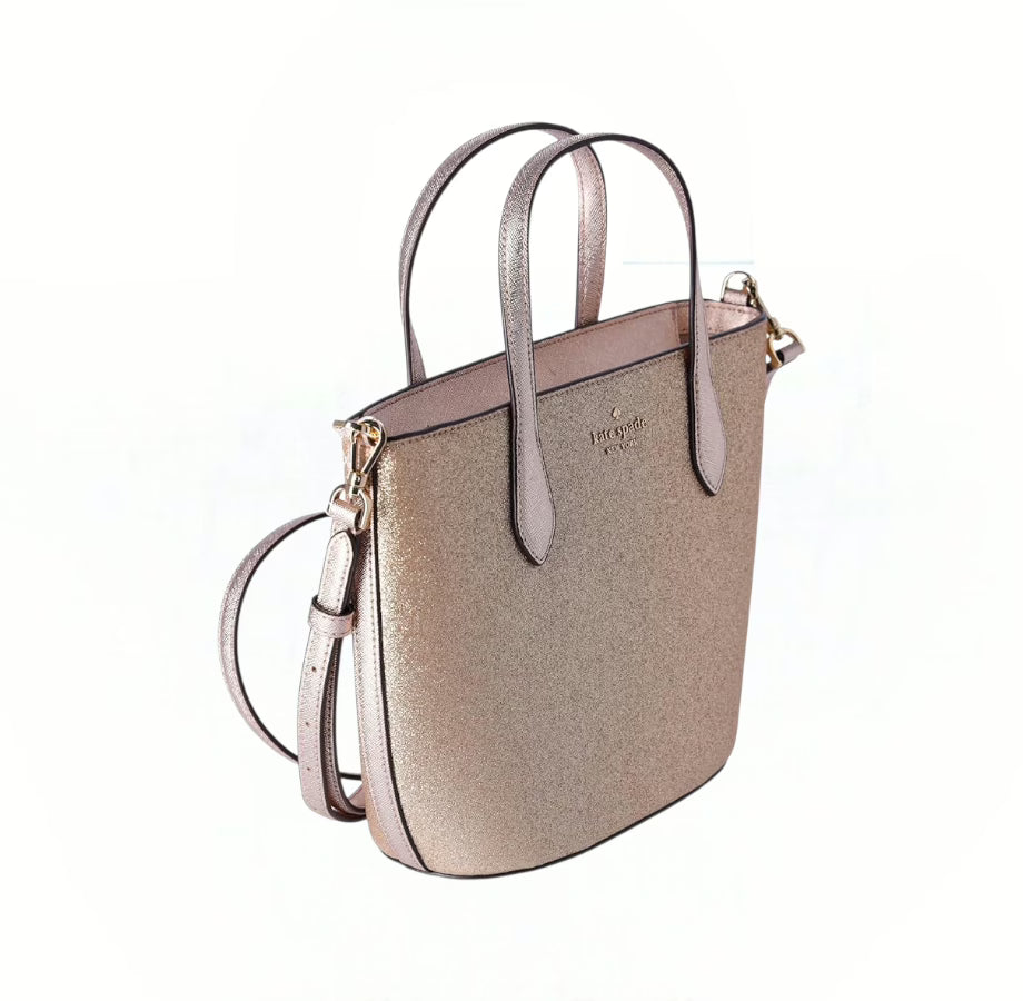 Kate Spade Glitter - Glimmer Small Zip Satchel Crossbody Bag Holiday image 3
