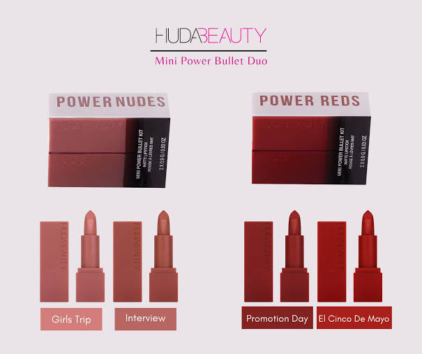 Huda Beauty - Mini Power Bullet Lipstick Duo image 3