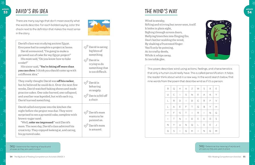Hannah Braun - The Big Book of Reading Comprehension Activities, Grade 3 image 4
