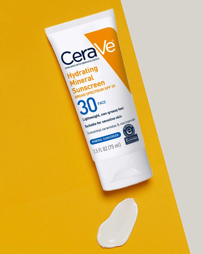 CeraVe - Hydrating Mineral Sunscreen - SPF30 - Face image 5