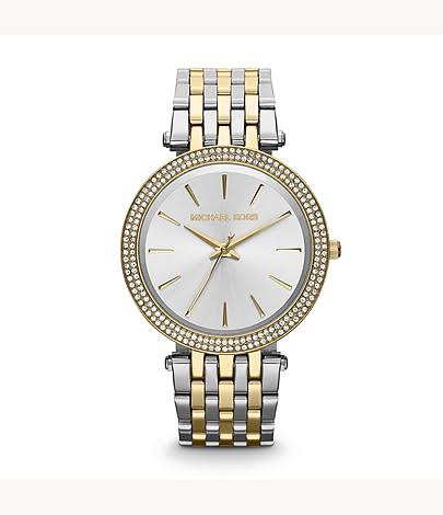 Michael Kors - Darci Three Hand Two Tone Women’s Watch (Slightly Damaged Box) image 0