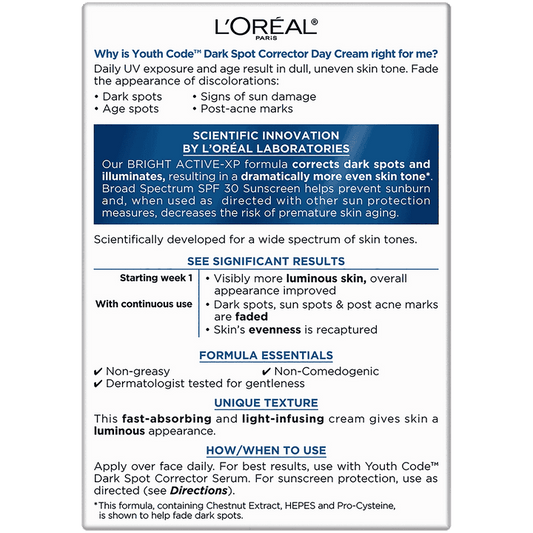 L'oreal - Youth Code - Dark Spot Corrector - 48g image 1