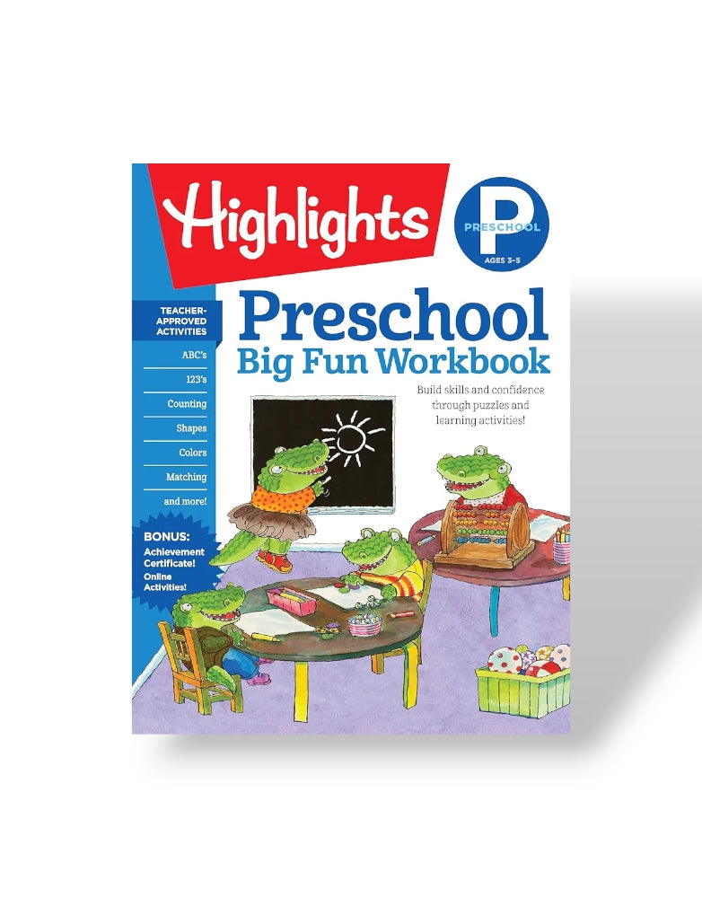 Highlights Learning - Preschool Big Fun Workbook image 0