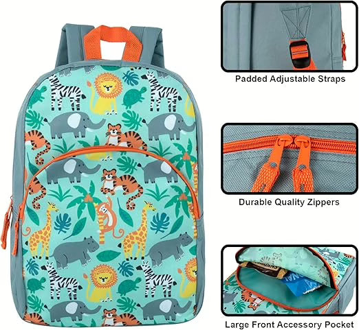 Trailmaker - Jolly Jungle Animals Backpack image 2