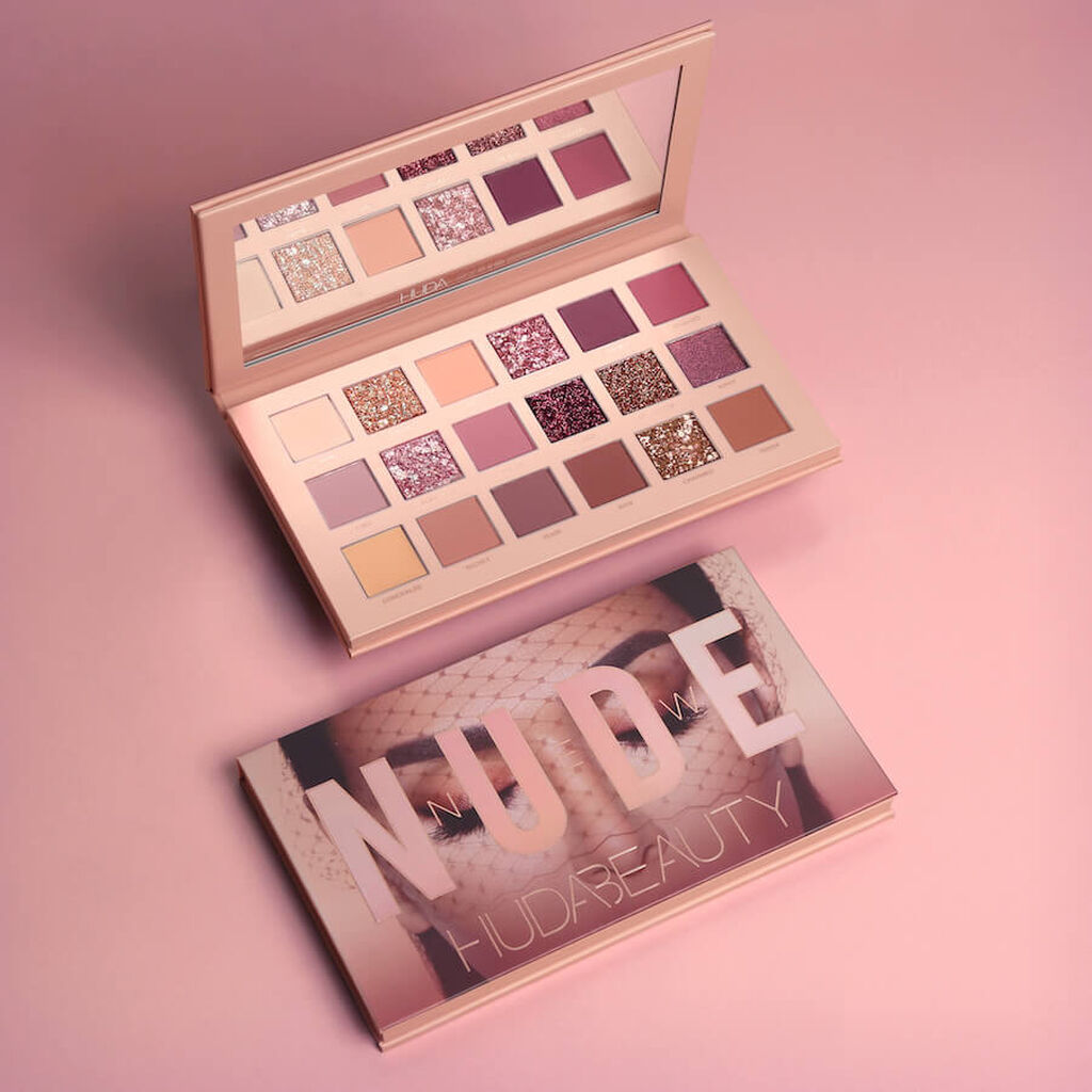 Bundle - Huda Beauty New Nude & Pixi Eye Reflections Shadow Palette image 1