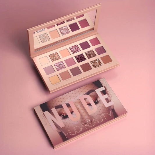 Bundle - Huda Beauty New Nude & Pixi Eye Reflections Shadow Palette image 1