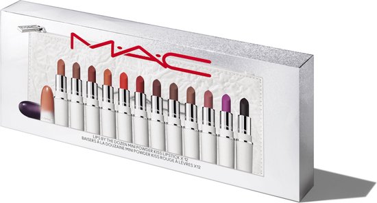 MAC - Lips By Dozen Mini Powder Kiss Lipstick x 12 - A Holiday Kit image 0
