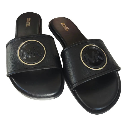 Michael Kors - Black Cut Out Deanna Slippers image 0