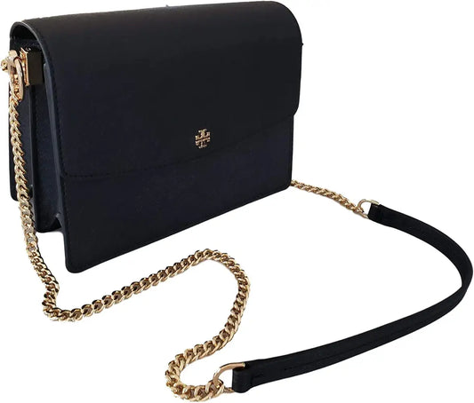 Tory Burch Emerson Envelope Adjustable Shoulder Bag, Black | Pakistan image 0