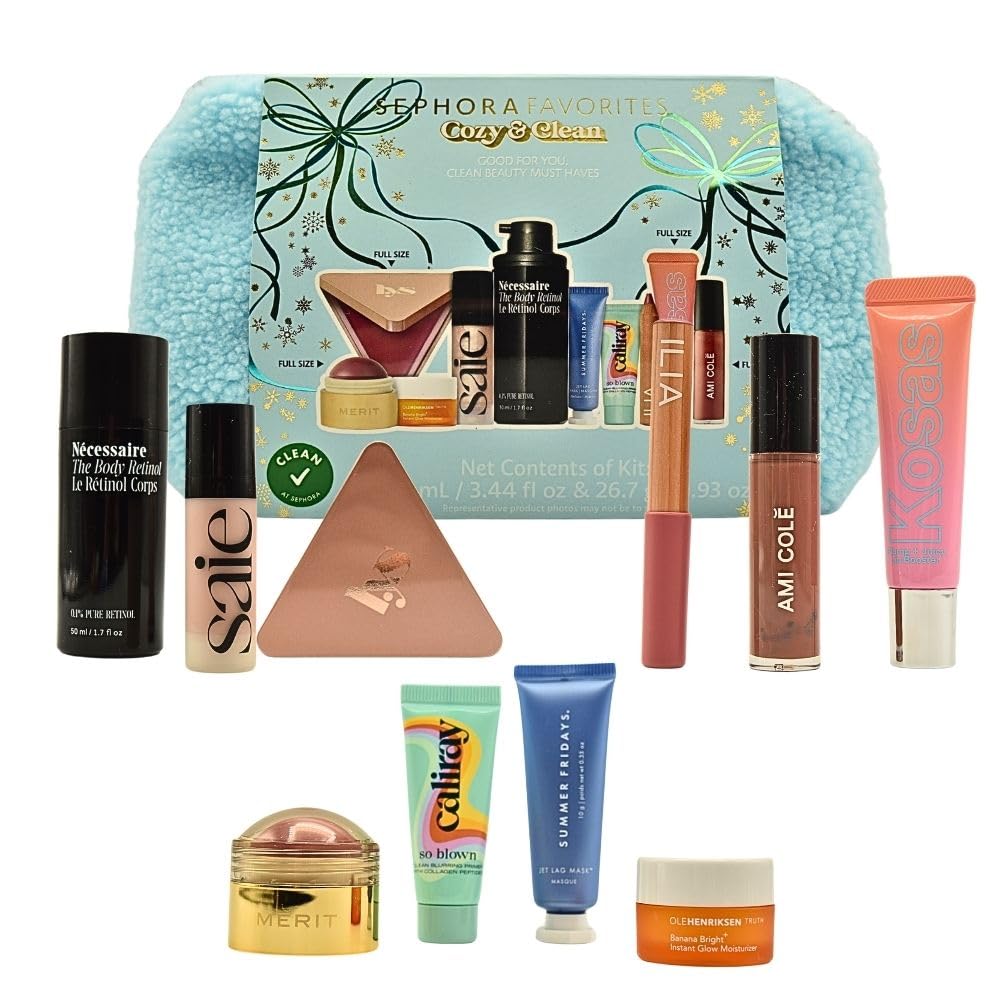 Sephora - Cozy and Clean Makeup and Skincare Set