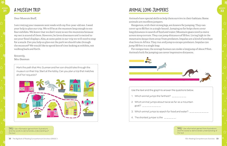Hannah Braun - The Big Book of Reading Comprehension Activities, Grade 3 image 3