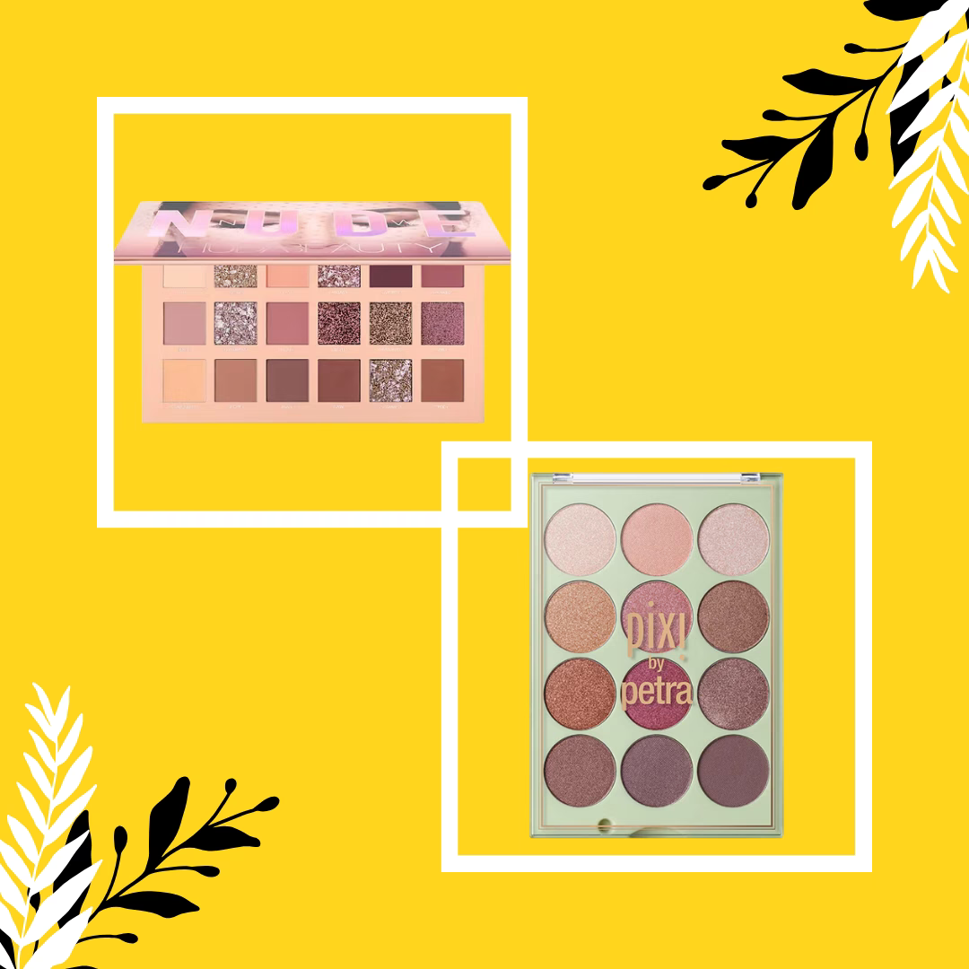 Bundle - Huda Beauty New Nude & Pixi Eye Reflections Shadow Palette image 0