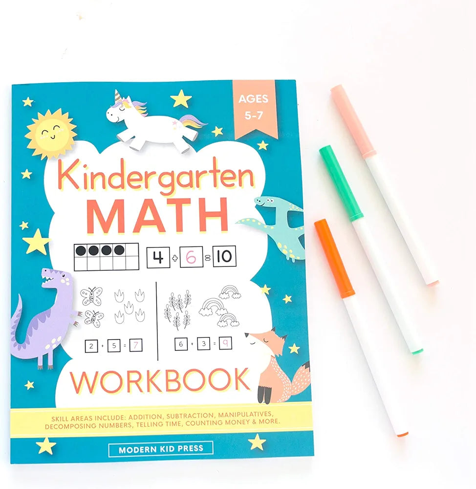 Modern Kid Press - Kindergarten Math Workbook: Kindergarten and 1st Grade Workbook image 6
