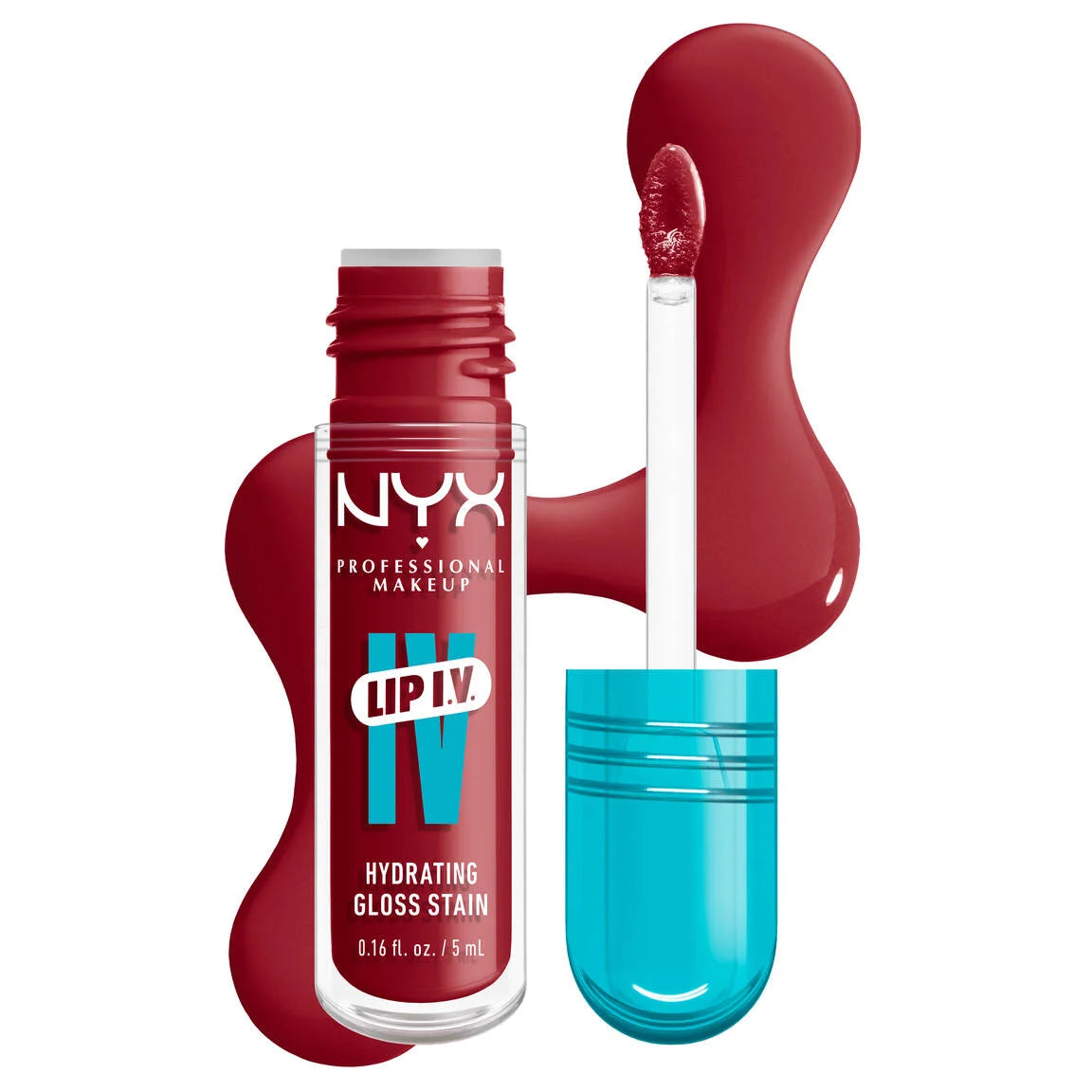 NYX Professional  - Lip I.V. Hydrating Lip Gloss Stain - Berry Thirsty image