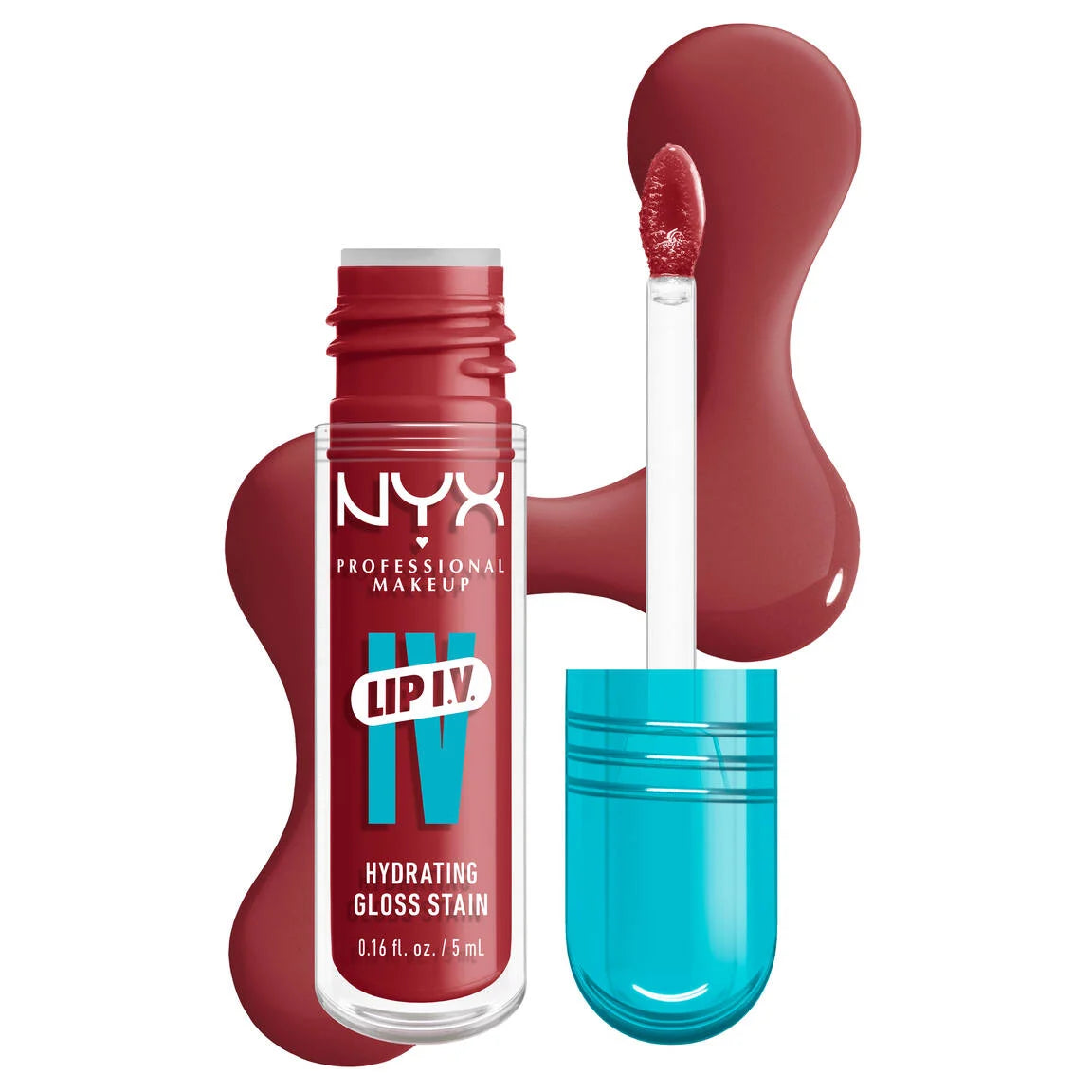 NYX Professional  - Lip I.V. Hydrating Lip Gloss Stain - Bubblegum Burst image