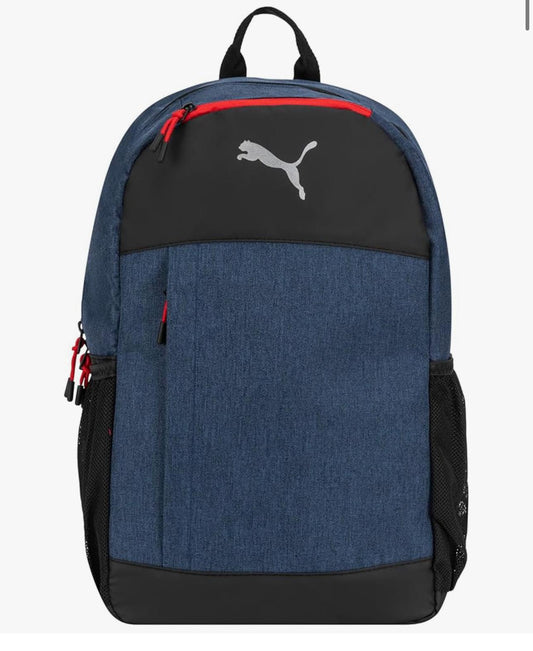 PUMA Unisex Kid's Terrain Backpack, Navy Blue Heather, Large image 0