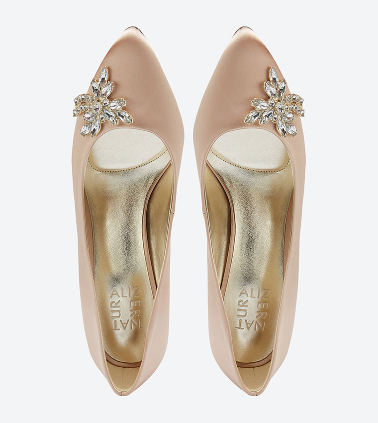 Naturalizer Natalie in Chai Satin Jewel - US 7 image 0