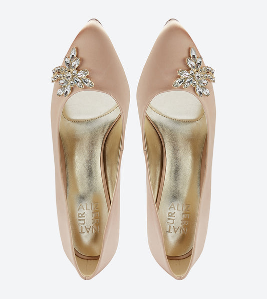 Naturalizer Natalie in Chai Satin Jewel - US 7 image 0