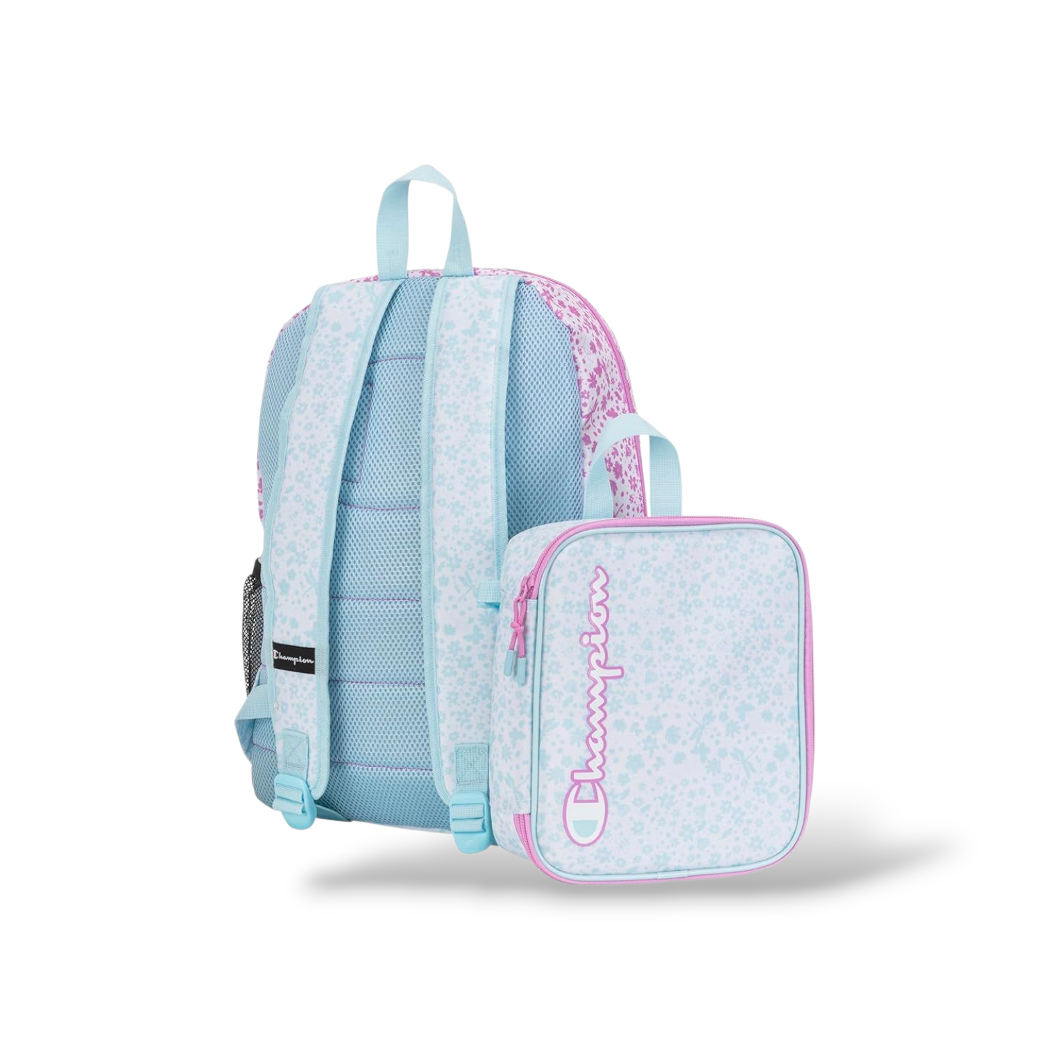 Champion - Mode Lunch Kit & Backpack Combo, Pink/Blue, One Size image 1