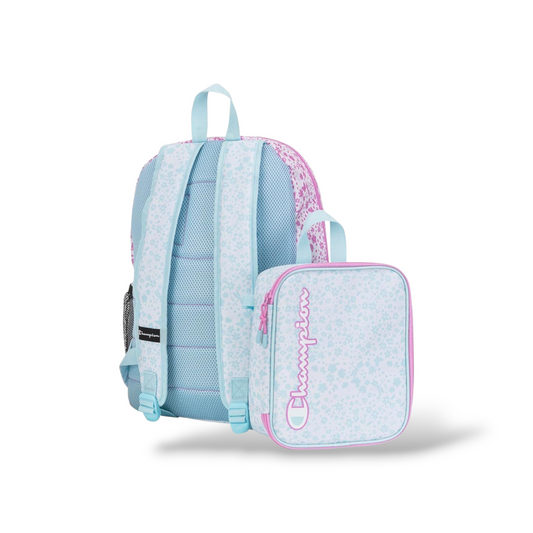 Champion - Mode Lunch Kit & Backpack Combo, Pink/Blue, One Size image 1
