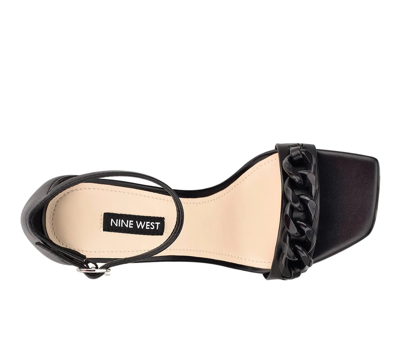 Nine West - Women's Mindful Chain Detail Sky High Dress Sandals image 3