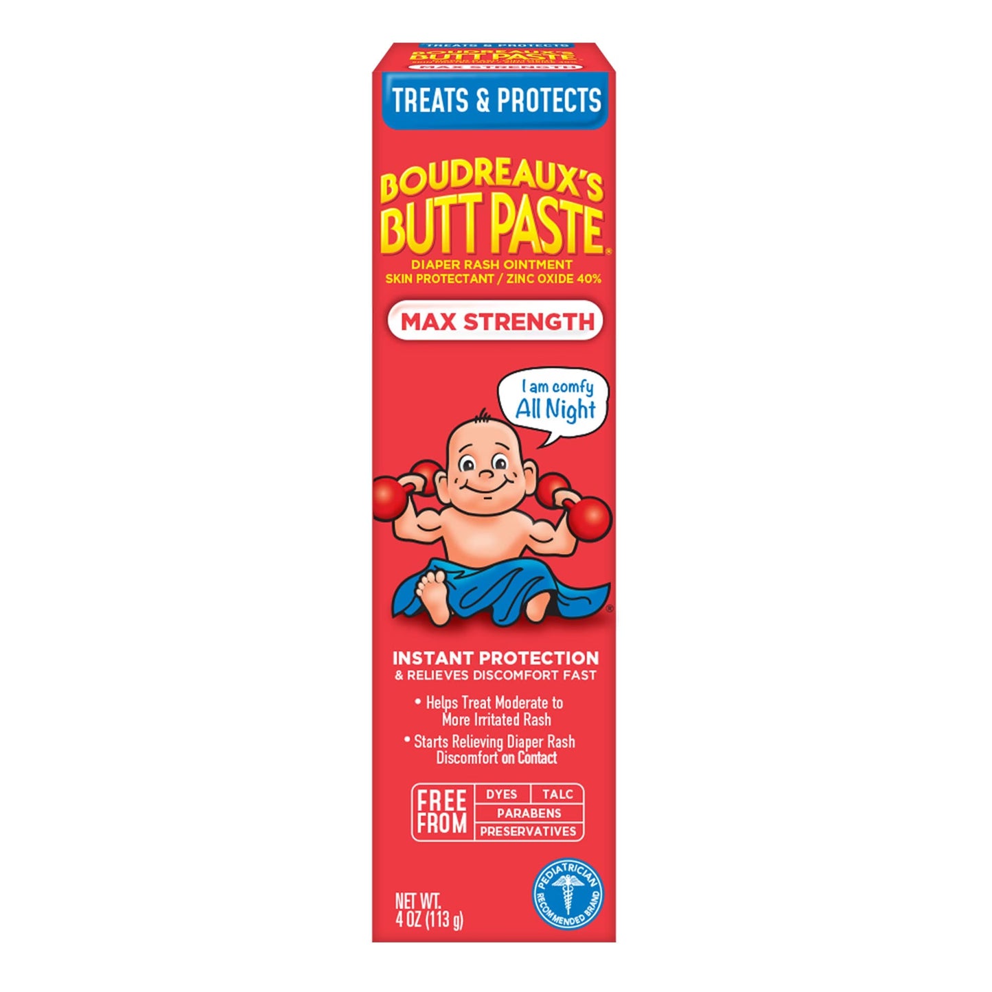 Boudreaux's Butt Paste Maximum Strength Diaper Rash Cream image 0