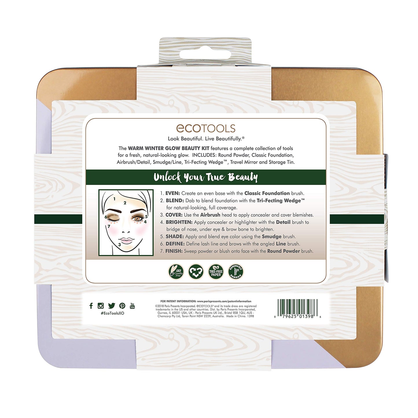 EcoTools Warm Winter Glow Beauty Kit image 2