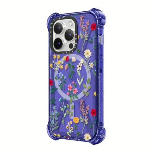 CASETiFY - Spring Botanicals 2 - Peri Purple for iPhone 14 Pro image 0