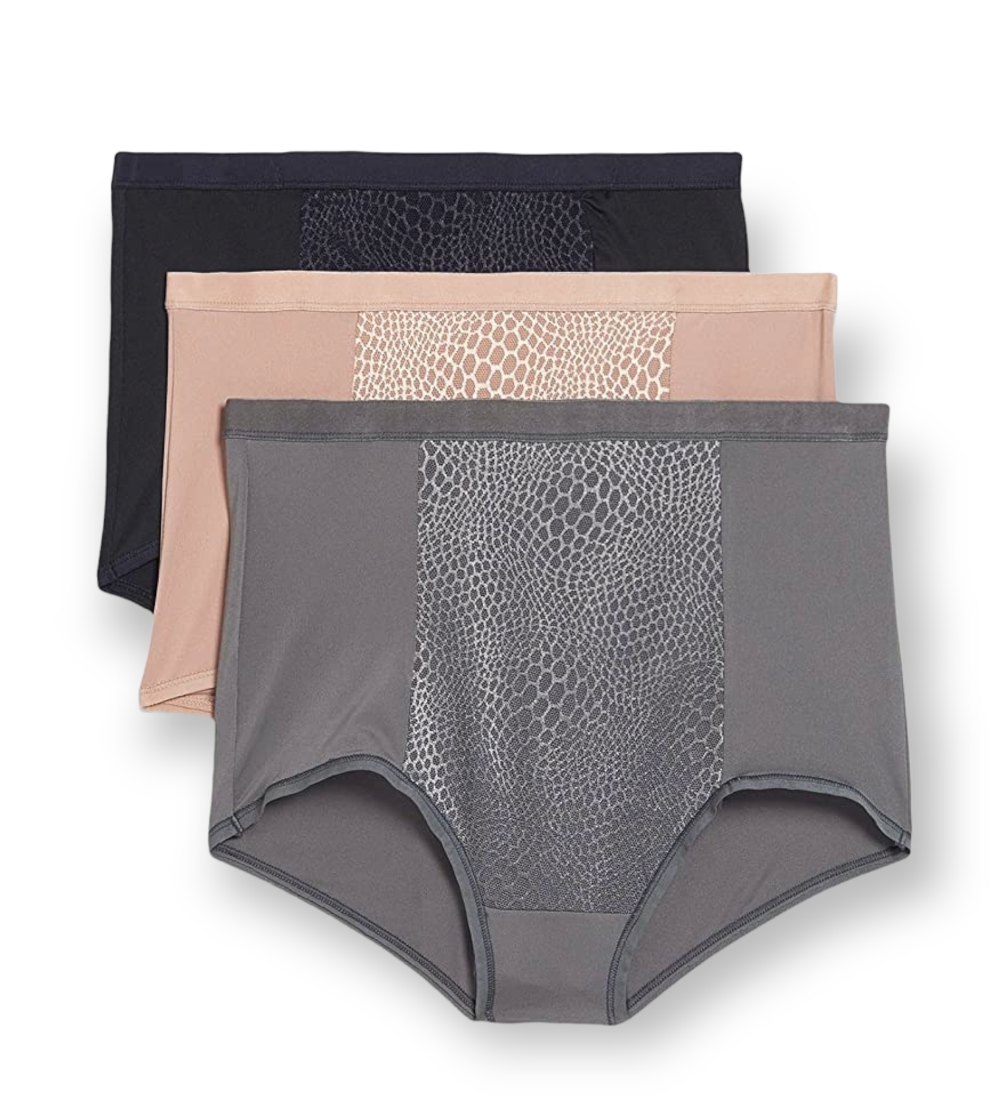 Warner's Blissful Benefits Women's Comfort Microfiber Briefs 3 Pack image 0