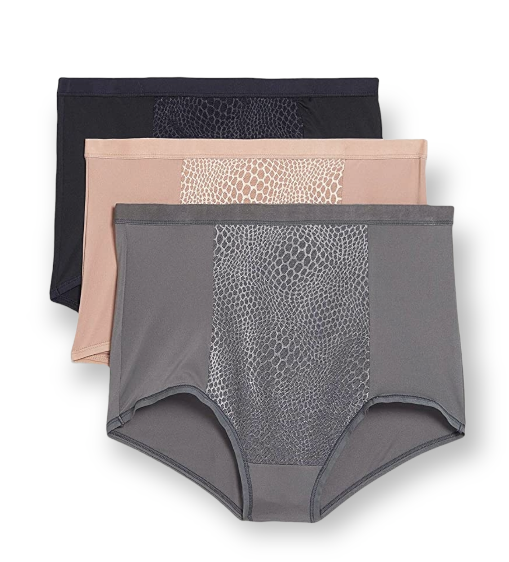 Warner's Blissful Benefits Women's Comfort Microfiber Briefs 3 Pack image 0