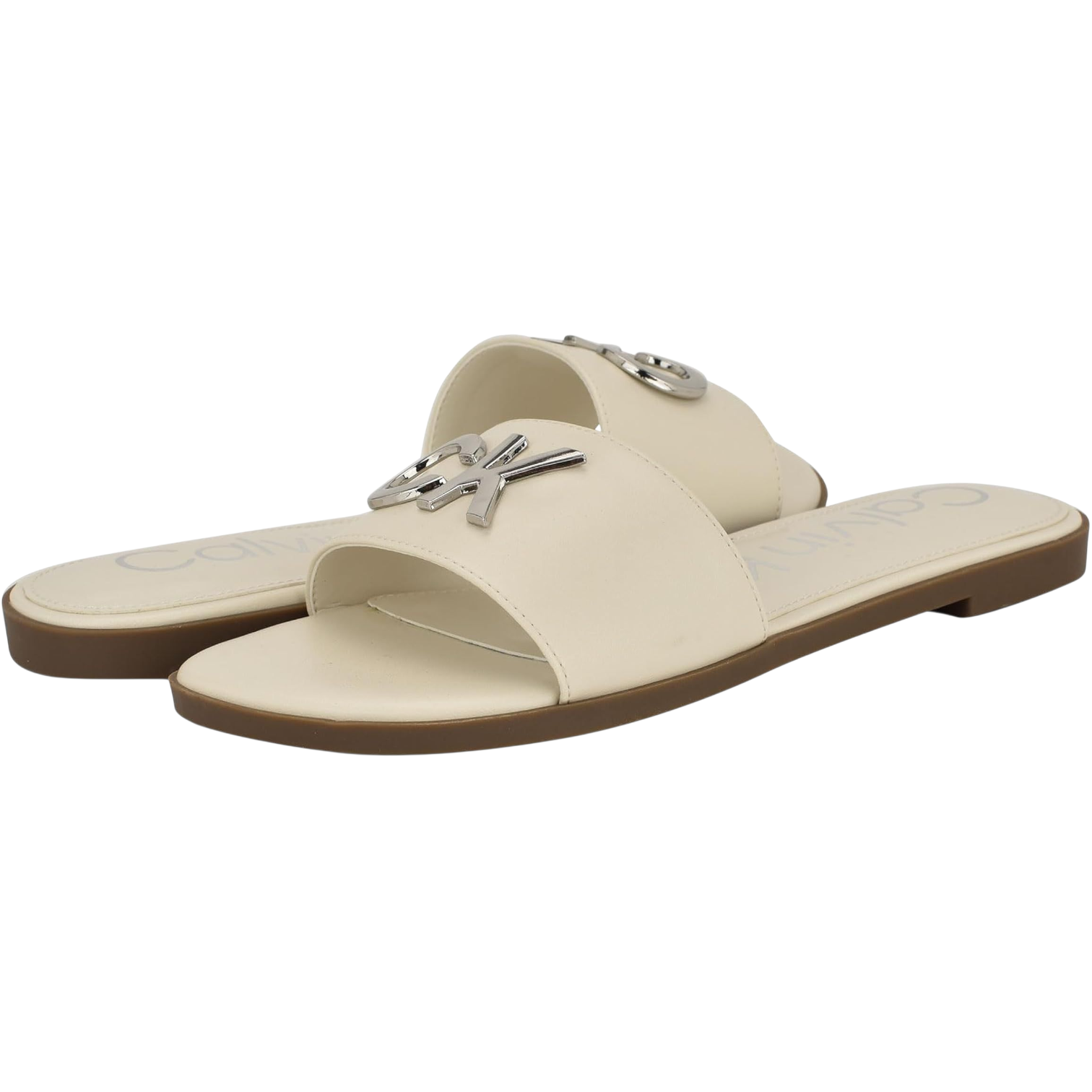 Calvin Klein - Women's Kacian Flat Sandal - US 7.5 | Pakistan image 1