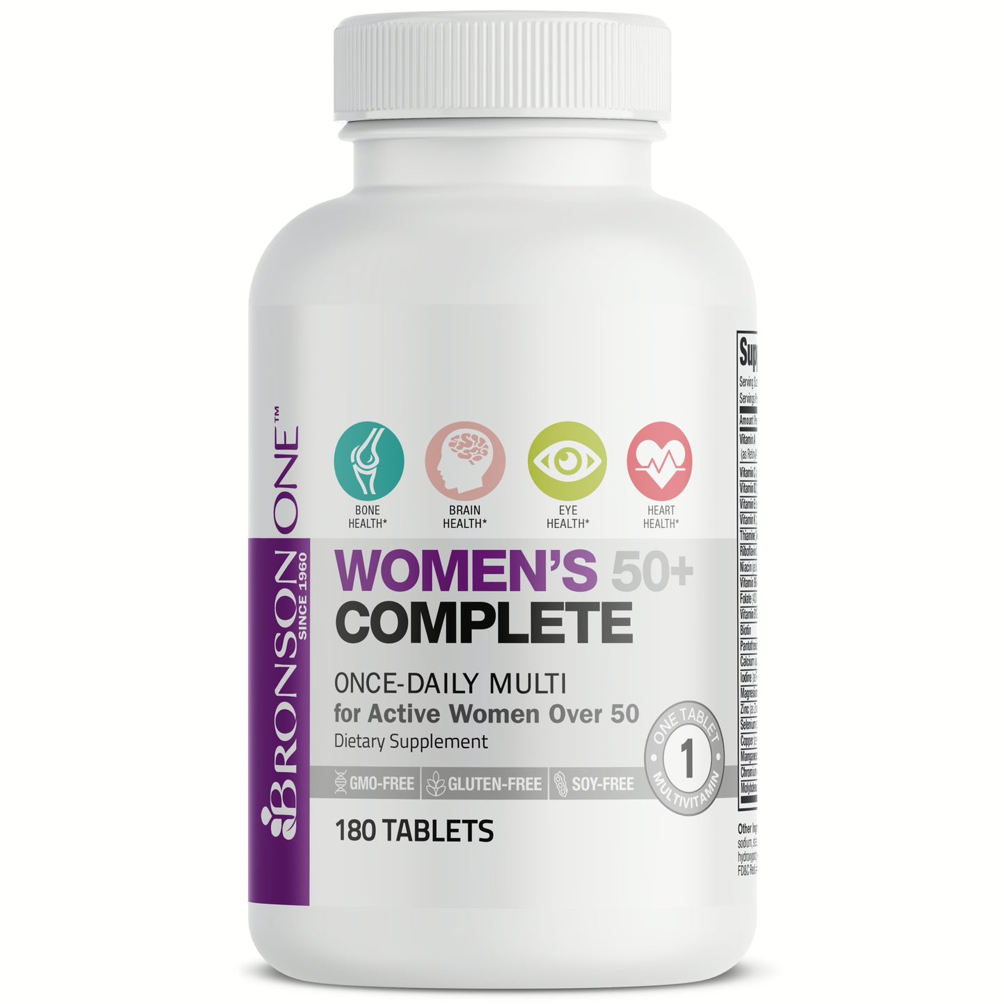 Bronson ONE™ Women’s 50+ Complete Once-Daily Multivitamin (EXP - 08/24) image 0