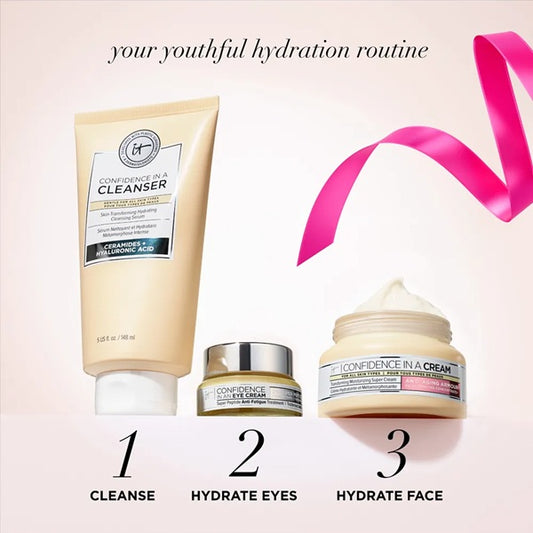 IT Cosmetics - Celebrate Youthful Hydration 3 Piece Anti-Ageing Skincare Gift Set