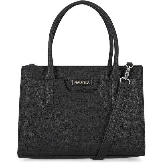 Nautica - Sandy Jr. Top Handel Satchel with Removable Crossbody Strap, Black