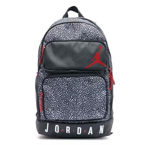 Nike - Air Jordan Sport Essential Elephant Print Unisex Backpack, Black