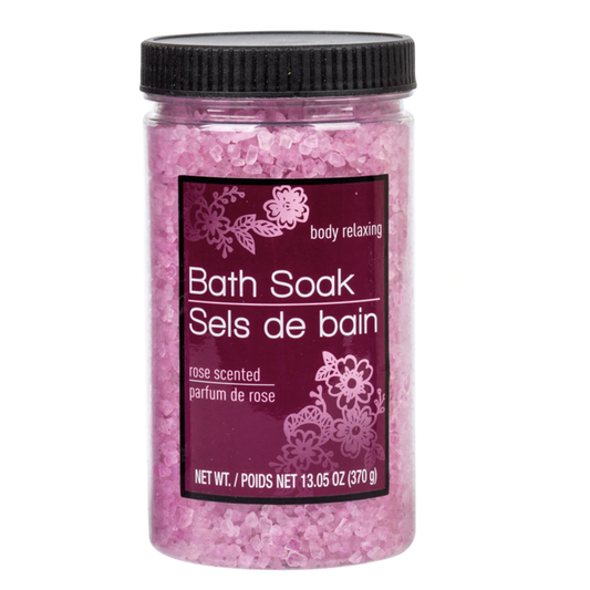 Scented Bath Salt Soak - Rose Scented - 500g image 0