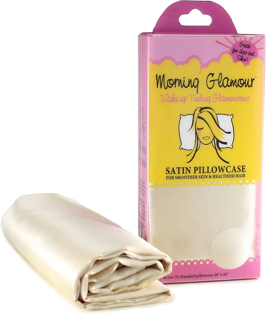 Morning Glamour Single Satin Pillowcase for Hair & Skin | Pakistan image 0