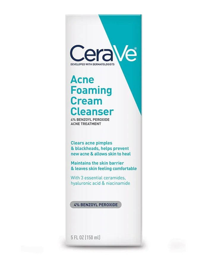 CeraVe - Acne Foaming Cream Cleanser - 5oz image 2
