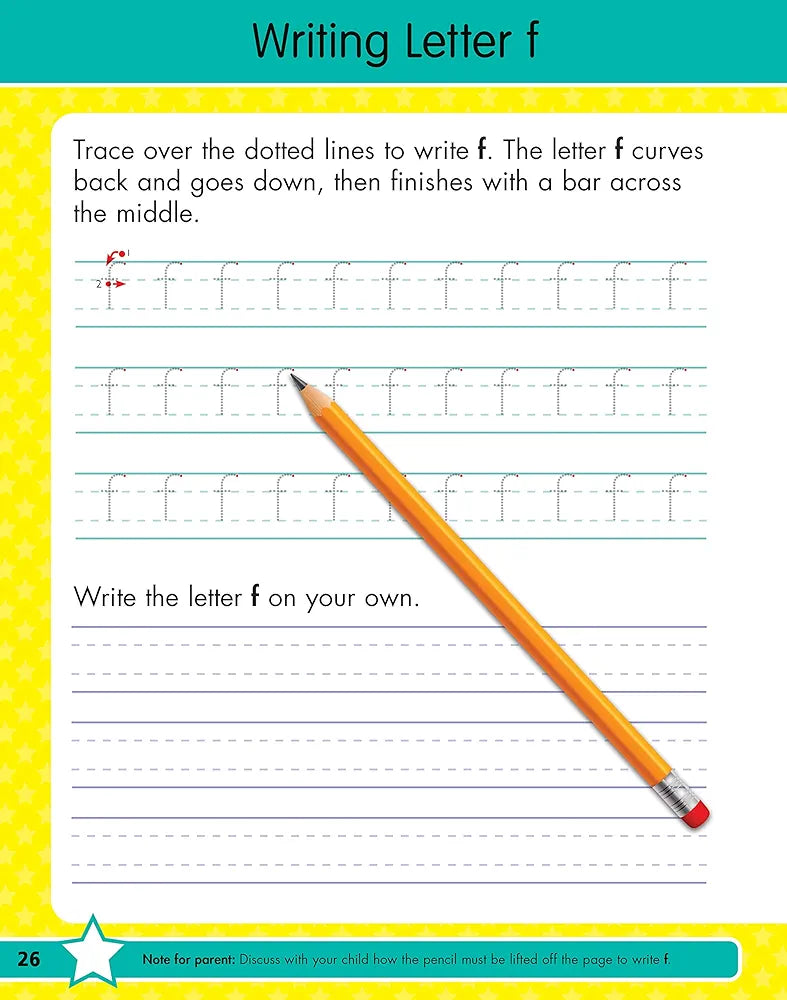 Writing Workbook for Ages 4-7 - with 75+ Handwriting Activities (Gold Stars Series) image 2