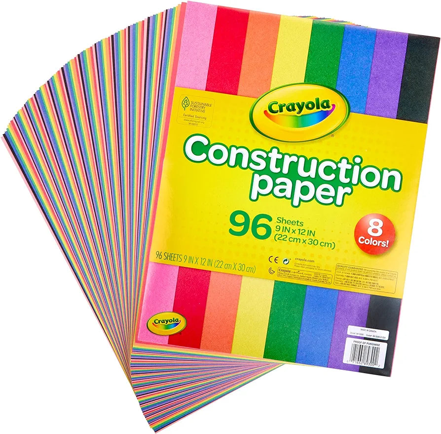 Crayola - Construction Paper 96 Sheets image 2