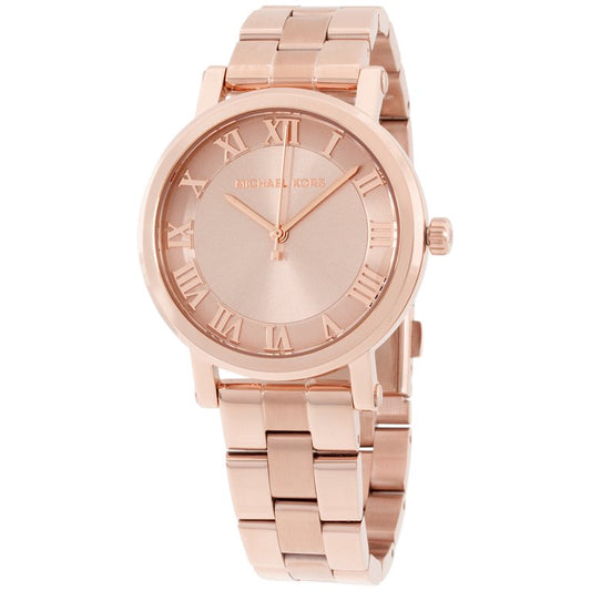 Michael Kors - Norie Rose Gold Dial Stainless Steel Ladies Watch image 0