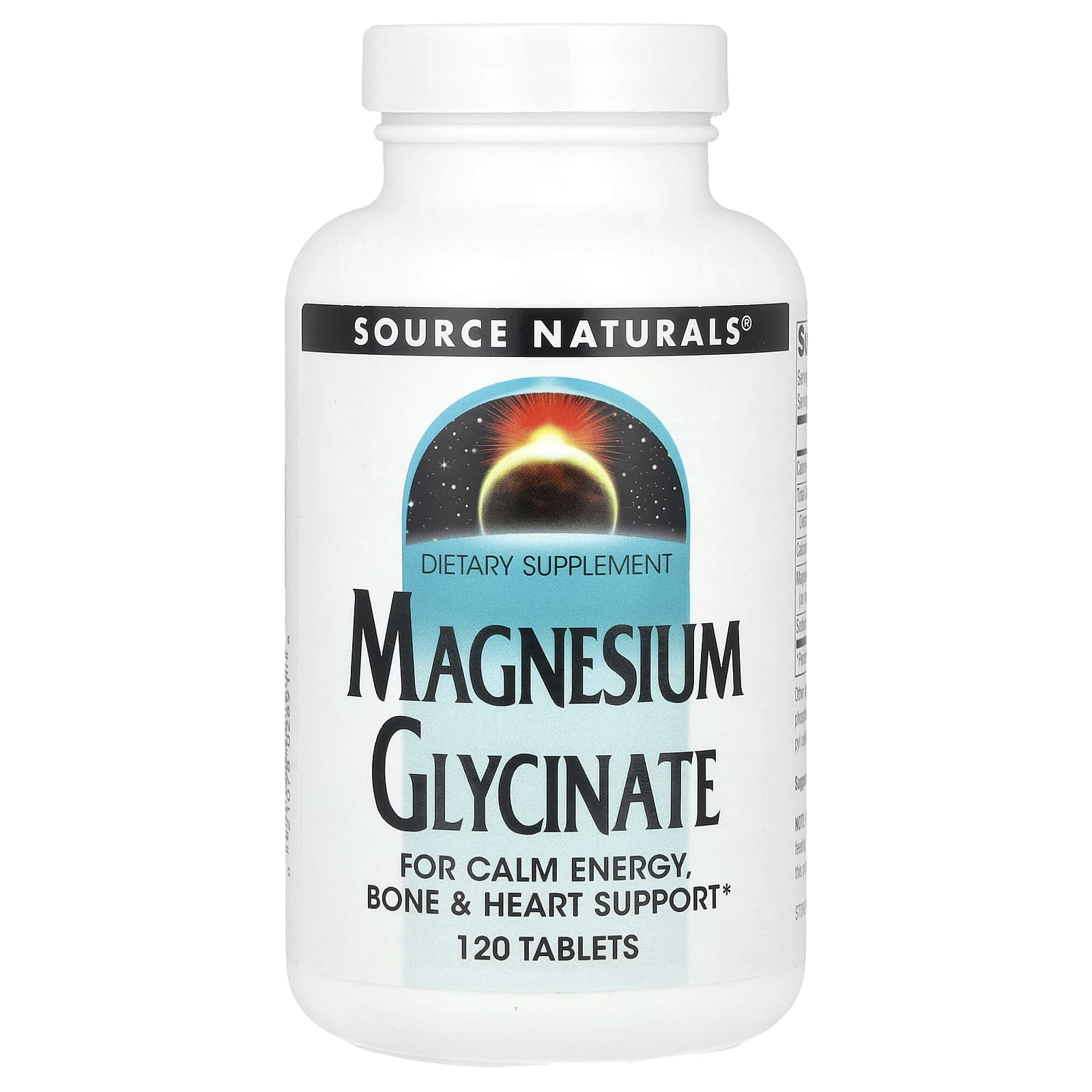 Spurce Naturals - Magnesium Glycinate, 120 Tablets image 0