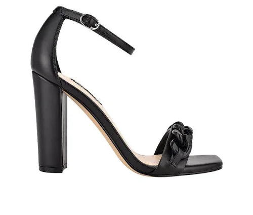 Nine West - Women's Mindful Chain Detail Sky High Dress Sandals image 1