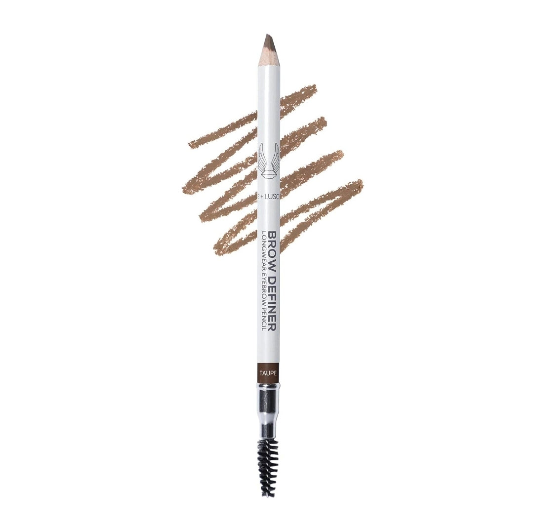 True + Luscious - Brow Definer Pencil - Pomade & Powder Combo With Organic Castor Oil - Taupe image 0