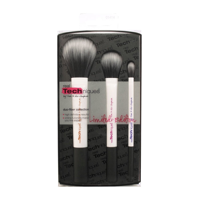 Real Techniques- Duo Fiber Collection Make Up Brush Set image 0