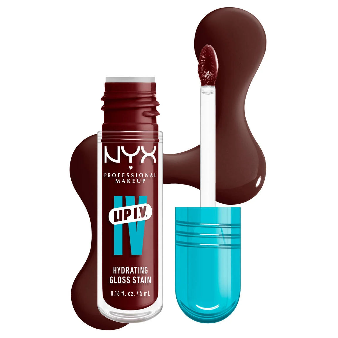 NYX Professional  - Lip I.V. Hydrating Lip Gloss Stain - Water 'Bout Wine? image