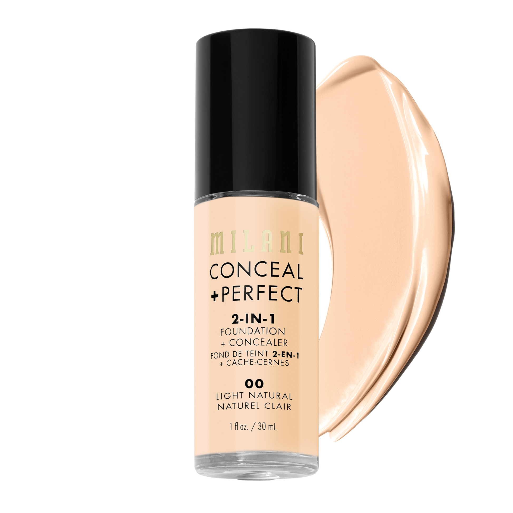 Milani - Conceal + Perfect 2-in-1 Foundation and Concealer - Light Natural image