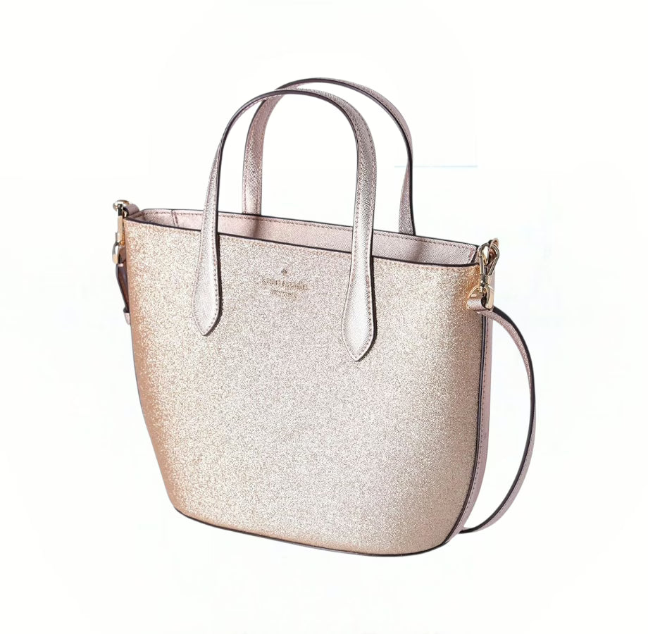 Kate Spade Glitter - Glimmer Small Zip Satchel Crossbody Bag Holiday image 1
